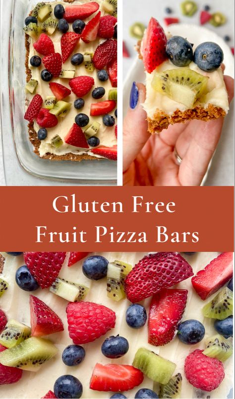 Gluten free fruit bar Gluten Free Fruit Pizza, Gluten Free Graham Cracker Crust, Fruit Pizza Bar, Gluten Free Graham Crackers, The Best Dessert, Free Fruit, Gluten Free Desserts Recipes, Cracker Crust, Homemade Gluten Free