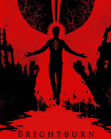 My submission for the Brightburn art contest. I am beyond excited for this movie. Mixing superheroes with horror? Right up my alley. If you… Brightburn Wallpaper, Brightburn Art, Brightburn Fanart, Bright Burn, Bright Burn Movie, The Burnt City, Burnt Movie, Batman Beyond Artwork, Creepy Horror