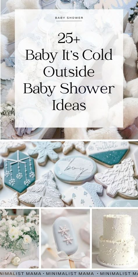 On the hunt for cute Baby Its Cold Outside baby shower ideas? Baby showers are such a precious occasion and this Baby Its Cold Outside theme is the perfect classic, nostalgic pick when it comes to cute winter baby shower themes. From Baby Its Cold Outside baby shower decor ideas to cakes and cookies and beyond - you'll love these sweet ideas for baby shower parties - great for both girl baby showers or a boy baby shower. SAVE to your baby showers board for later! (February baby shower ideas) Baby Boy Shower Ideas Themes Winter, Winter Baby Boy Shower Ideas, Baby Its Cold Outside Baby Shower Theme, Baby It’s Cold Outside Shower Theme, Winter Wonderland Baby Shower Boy, Baby Shower Tablescapes, February Baby Shower Ideas, January Baby Shower Themes, Winter Baby Shower Cake