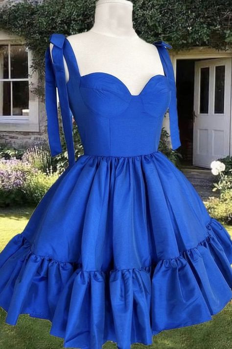 Royal Blue Hoco Dress Royal Blue Hoco Dresses, Dresses For 8th Grade Dance, Corset Hoco Dress, Royal Blue Hoco Dress, Blue Hoco Dresses, Blue Hoco Dress, 15th Birthday Decorations, Royal Blue Bridesmaid Dresses, Homecoming Queen