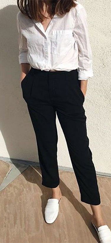 Spring | Trousers | Luvtolook | Virtual Styling Work Outfits Frauen, Summer Office Outfits, Summer Work Outfits, Mode Casual, Winter Trends, Casual Work Outfits, Wear To Work, Looks Chic, 가을 패션