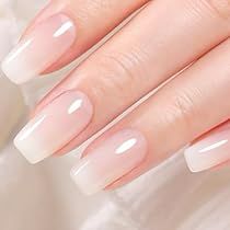 Milky Nail Polish, Milky White Nail Polish, Milky White Gel Nail Polish, Ivory Nails, White Gel Nails, Sheer Nails, Gel Colors, Simple Gel Nails, White Nail Polish