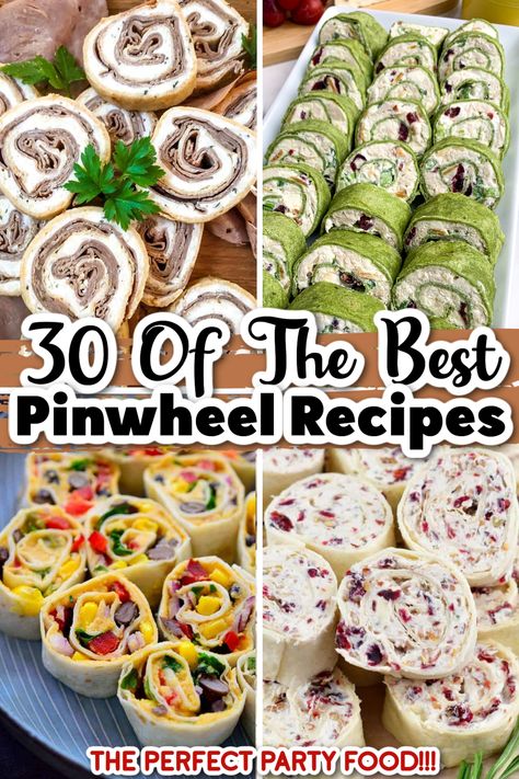 Delicious Party Appetizers, Yummy Appetizers Parties, Pinwheel Sandwiches, Pinwheel Appetizers, Pinwheel Recipes, Mini Pizzas, Lost 100 Pounds, Appetizers Easy Finger Food, Healthy Food Facts