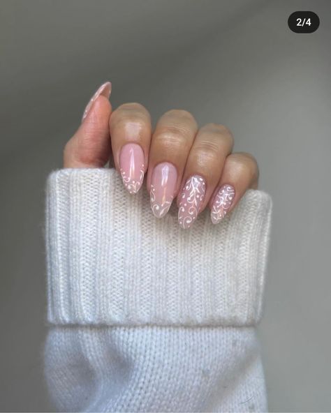 Oval Winter Nails, Hair Jazz, Bridesmaids Nails, Formal Nails, Happy Nails, Cute Gel Nails, Oval Nails, Bridal Nails, Healthy Nails