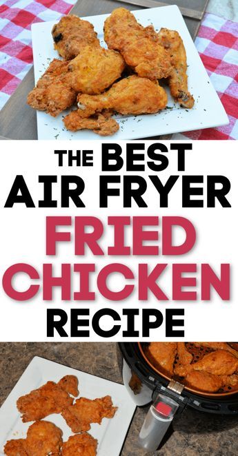 Best Air Fryer Fried Chicken, Easy Air Fryer Fried Chicken, Air Fryer Chicken Leg Recipe, Fried Chicken Legs, Air Fryer Fried Chicken, The Best Air Fryer, Making Fried Chicken, Chicken Leg Recipes, Best Air Fryer