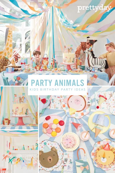 Party Animals Birthday Invitation, Part Animal Birthday, Animal Parade Party, Calling All Critters Birthday Party, Party Animal Party Favors, Party Animal First Birthday Girl, Animals Theme Birthday Party, Animal Parade Birthday Party, Party Animal Birthday Theme Decoration