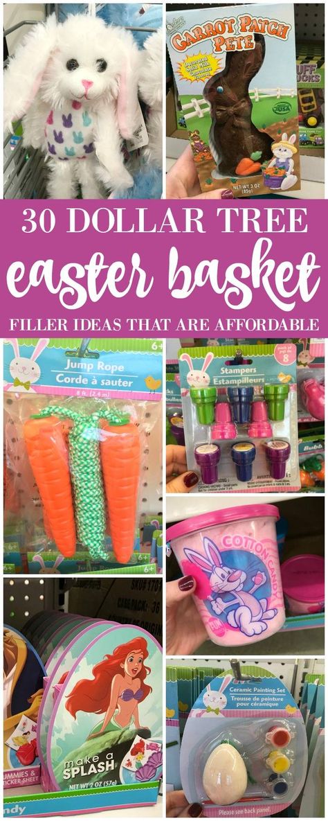 30 Easter Basket Filler Ideas from the Dollar Tree - Passion For Savings Easter Basket Filler Ideas, Teen Boy Easter Basket, Cheap Easter Baskets, Basket Filler Ideas, Diy Easter Baskets, Dollar Tree Easter Basket, Dollar Tree Baskets, Easter Basket Crafts, Filler Ideas