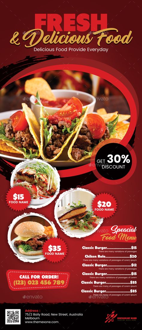 Restaurant Menu Roll Up Banner #Menu, #Restaurant, #Banner, #Roll Banner Design For Restaurant, Food Tarpaulin Design Layout, Roll Up Banner Design Food, Tarpaulin Design Layout Business, Restaurant Banner Design Ideas, Food Banner Design Restaurant, Food Banner Design Ideas, Restaurant Banner Design, Menu Poster Design