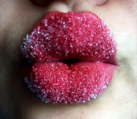 Sugar-frosted candy lips! Candy Lips, Sugar Frosting, Love Lips, Sugar Lips, Kissable Lips, Glitter Lips, Hot Lips, Lip Service, Luxury Makeup