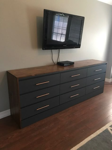 XL chest of drawers: One BIG MALM Dresser - IKEA Hackers - IKEA Hackers Bedroom With Cream Dresser, Ikea Malm Nursery, Large Chest Of Drawers Bedroom, Big Dresser, Dresser Ikea, Hackers Ikea, Malm Chest Of Drawers, Ikea Malm Dresser, Malm Dresser