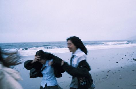 2000s, beach, vintage Japanese Summer Aesthetic, Shojo Anime, Ocean Girl, Japanese Movies, Rule Of Thirds, Aesthetic Photography Grunge, Japanese Aesthetic, June 22, Ocean Photography