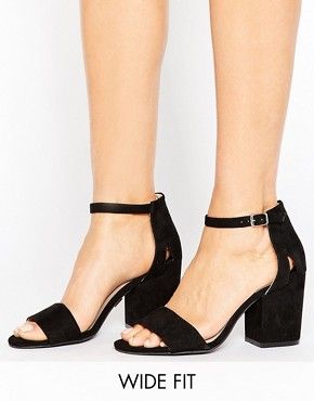 Women's Shoes | Shoes, Sandals & Trainers | ASOS Brides Shoes, Mothers Day Sale, Shoes Inspiration, Preppy Wedding, Block Sandals, Ankle Strap Sandals Heels, Wide Fit Shoes, Black Sandals Heels, Bride Shoes