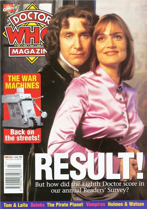 Issue 253. Sherman Hemsley, 8th Doctor, Doctor Who Magazine, Doctor Who Comics, Della Reese, Henry Green, Eighth Doctor, Jermaine Jackson, Paul Mcgann