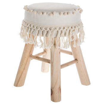 Boho Vanity Chair, Boho Stool, Hobby Lobby Furniture, Gray Room, Wearable Art Fashion, Dorm Room Inspo, Hobby Lobby Christmas, Crafts For Teens To Make, Pale Wood