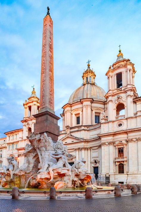 Rome Piazza Navona, Piazza Navona Rome, Navona Square, Bucketlist Summer, Europe Building, Travel Mediterranean, Ancient Structures, Viking Cruises, Palermo Sicily