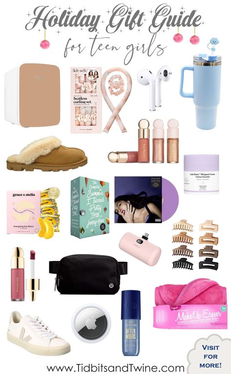 Discover the perfect gifts for teen girls, from trendy tech gadgets to fashion-forward accessories. Find the perfect present in this curated list of gifts for teen girls according to teen girls! Girls Gift Idea, Birthdays Presents, Things For Girls To Buy, What To Get For Birthday Teen, Teen Shopping List, Girls Presents, Gifts For Teens Girls Birthday, Girl Stuff To Buy, Girl Presents