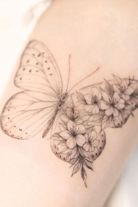 Filter Tattoo, Butterfly Tattoos On Arm, Koi Tattoo Design, Leopard Tattoos, Butterfly Tattoos For Women, Back Of Neck Tattoo, Quality Tattoo, Elbow Tattoos, Tattoos For Black Skin