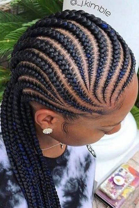 Cornrows With Weave, Weaving Hairstyles, Unique Braided Hairstyles, Ghana Weaving, Cornrows Braids For Black Women, Bob Braids Hairstyles, Short Box Braids Hairstyles, Feed In Braids Hairstyles, African Hair Braiding Styles