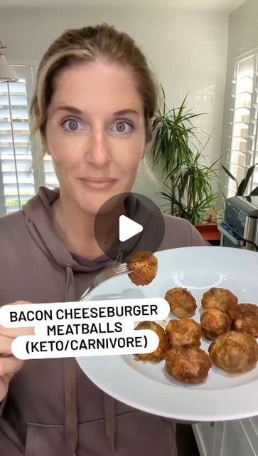 carnivore _meal_ideas on Instagram: "Carnivore bacon cheeseburger meatballs 🥩🥓 @lauraespath #carnivorediet" Carnivore Chili Recipe Crockpot, Cheese On Carnivore Diet, Bacon Cheeseburger Meatballs, Carnivore Appetizers For Party, Carnivore Holiday Recipes, Carnivore Diet Before And After, Carnivore Lunch Ideas, Carnivore Benefits, Carnivore Treats