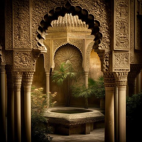 Arabic house, Arabic style, Arabic architecture, Alhambra palace, Morroco Architecture, Arab House, Arabic Interior, Pike Art, Arabian Architecture, Arabic House, Arabic Interior Design, Arabic Architecture, Window Illustration