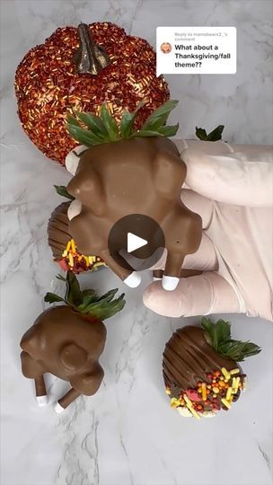 65K views · 623 reactions | Turkey Chocolate Strawberry Tutorial #thanksgiving2023 #turkey #chocolatestrawberry #thanksgivingvibes | Dipped Tampa | Bing Crosby · I've Got Plenty To Be Thankful For Turkey Chocolate Strawberries, Chocolate Covered Strawberry Turkeys, Dipped Tampa, Strawberry Turkeys, Chocolate Melting Wafers, Chocolate Covered Strawberry, Pretzel Sticks, Thanksgiving Treats, Bing Crosby