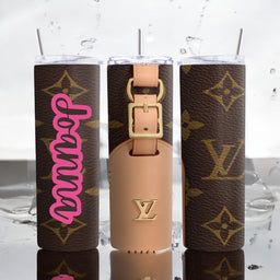 Checkout - Creative Luxury Lv Cup Design, Sublimation Party Favors, Designer Tumbler Cups, 20oz Tumbler Wrap Designs, Sublimation Tumbler Ideas, Fashion Brand Logo, Luxury Gift Ideas, Starbucks Cup Art, Trendy Water Bottles