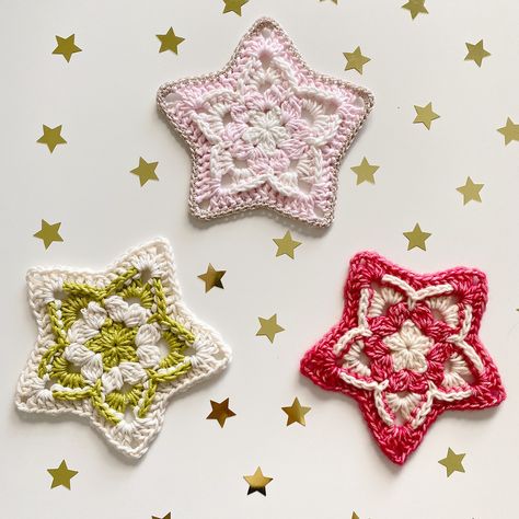 Ravelry: Sparkly Stars by Joy Clements Crochet Star Patterns, Crochet Ornament Patterns, Crochet Star, Stars Pattern, Crochet Business, Crochet Ornaments, Crochet Stars, Design 2023, Book Marks