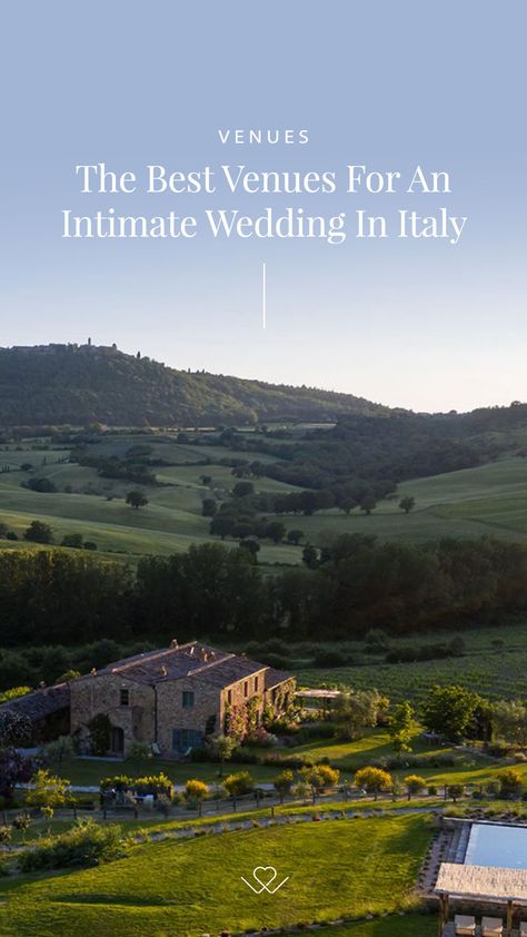 The Best Venues For An Intimate Wedding In Italy Intimate Italian Wedding Venues, Italy Villa Wedding Venues, Wedding Dresses For Italy, Tuscany Wedding Venue Italy, Naples Italy Wedding, Italy Airbnb Wedding, Italian Airbnb Wedding, Intimate European Wedding, Affordable Italy Wedding