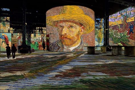 In Review: Atelier des Lumières, The First (All)-Digital Art Museum in Paris | Paris Unlocked Vincent Van Gogh Art, Vincent Van Gogh Paintings, Most Famous Artists, Mary Cassatt, Arte Van Gogh, Magical Things, Digital Art Gallery, Van Gogh Museum, Impressionist Artists