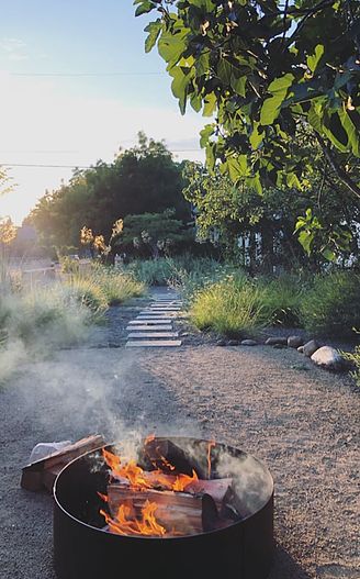 durham | talcstudio Fire Pit Landscaping, Drought Tolerant Landscape, Fire Pit Area, Family Garden, Shed Homes, Fire Pit Patio, Native Garden, Firepit, Back Garden