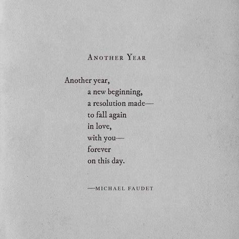 9,025 Likes, 183 Comments - Michael Faudet (@michaelfaudet) on Instagram: “Happy New Year! ❤️xo” Poems About New Beginnings, Michael Faudet, Lang Leav, A Happy New Year, New Beginning, Cute Quotes, Love Letters, New Beginnings, Wise Words