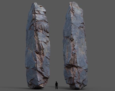 Pokemon Project, The Long Dark, Rock Textures, Stone Pillars, Substance Painter, Metal Texture, 3d Assets, Prop Design, Environmental Art