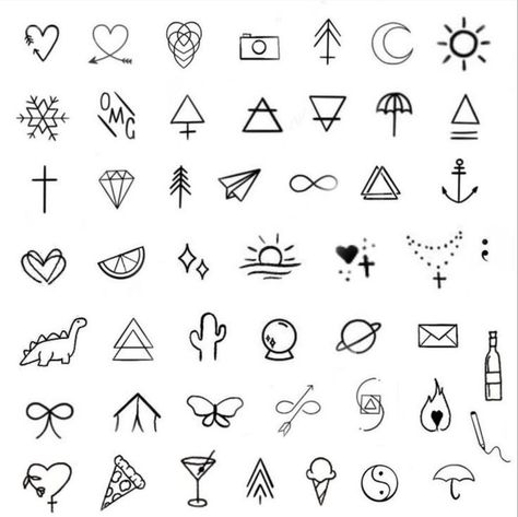 Tiny Things To Draw On Yourself, Easy Tattoos To Draw, Tattoos Hand, Tato Henna, Hand And Finger Tattoos, Finger Tattoo Designs, Sharpie Tattoos, Small Tattoos Simple, Cute Little Tattoos