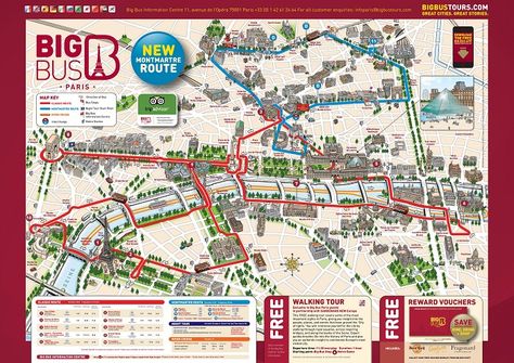 PARIS TOURIST ATTRACTIONS MAP PDF PRINTABLE TOURIST MAP OF PARIS, WALKING TOURS MAP Paris Tourist Attractions, Paris Trip Planning, Paris Walking Tour, Bus Map, Paris Attractions, Big Bus, Paris Sightseeing, Paris Tourist, London Tourist