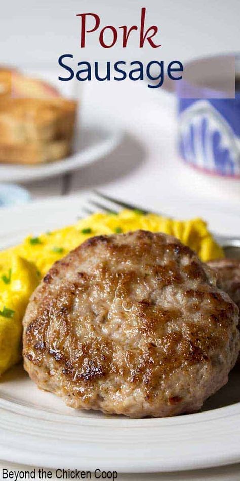 Homemade Breakfast Sausage Recipe, Pork Breakfast, Breakfast Sausage Seasoning, Sausage Making Recipes, Pork Sausage Recipes, Pork Breakfast Sausage, Homemade Breakfast Sausage, Homemade Sausage Recipes, Sausage Seasoning