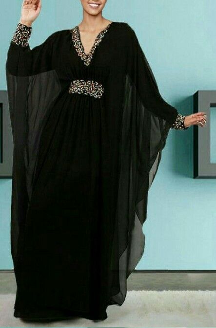 Formal Abaya, Dress Arabic, Hijab Stile, Chiffon Kaftan, Beauty Pageant Dresses, Estilo Hijab, Stile Hijab, Special Occasion Gowns, Kaftan Designs