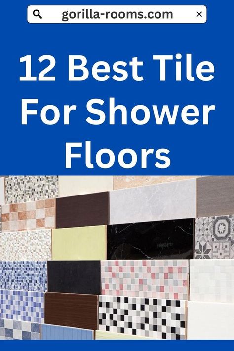 Bathroom Flooring Tile, House Kitchen Cabinets, Shower Floor Tile Ideas, Non Slip Floor Tiles, Non Slip Bathroom Flooring, Shower Floors, Bathroom Accent Wall, Tiles For Bathroom, Shower Floor Tile