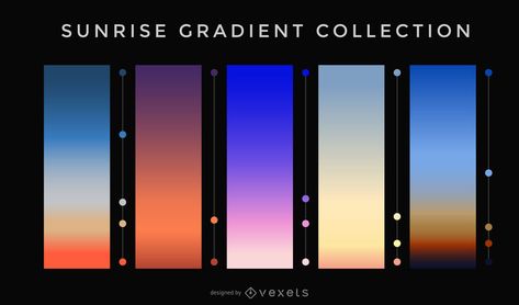 Sunrise gradient collection #AD , #affiliate, #affiliate, #collection, #gradient, #Sunrise Sunrise Graphic Design, Gradient Palette, Sunrise Gradient, Modern Arts And Crafts Interiors, Sunrise Colors, Lower Third, Sun Rise, Morning Sky, Pretty Pins