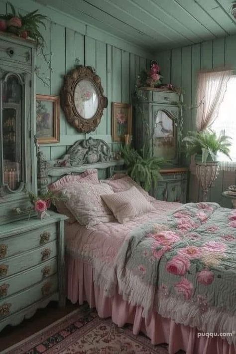 Bedroom Ideas Cottagecore, Adult Women Bedroom Ideas Decor, Fairycore Bedroom Pink, Pink Rococo Bedroom, Pink Baroque Bedroom, Marie Antoinette Country House, Canopy Bedroom Sets, French Country Bedrooms Romantic Bedding & Blankets, Cottage Core Home