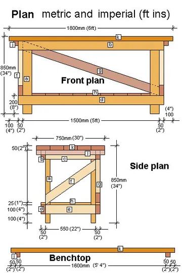 Woodworking Plans Workbench, Kids Woodworking Projects, Building A Workbench, Workbench Plans Diy, Woodworking Bench Plans, Diy Workbench, Woodworking Projects For Kids, Workbench Plans, Garage Work Bench