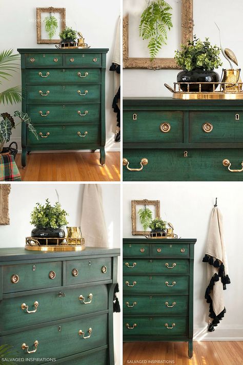 Chalk Paint Dresser, Painted Dresser, Dresser Makeover, Chalk Paint Furniture, Farmhouse Furniture, Refurbished Furniture, Furniture Restoration, Furniture Makeover Diy, Paint Furniture