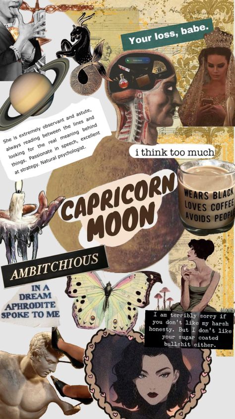 My Capricorn moon Capricorn Aesthetic, Virgo Traits, Capricorn Moon, Birth Chart Astrology, Birth Chart, Self Control, The Real World, Cute Wallpapers, New Era