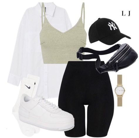 Movie Date, Sporty Dress, Tomboy Style Outfits, Virtual Stylist, Cute Comfy Outfits, Streetwear Fashion Women, Tomboy Fashion, Sporty Outfits, Kpop Fashion Outfits