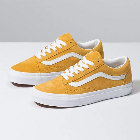 Yellow Mango, Vans Shoes Women, Mango Mojito, Vans Yellow, Vans Suede, Shoes For School, Vans Store, Shoes Teen