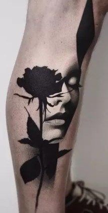 Tato Realis, Abstract Tattoo Designs, Blue Rose Tattoos, Girl Face Tattoo, Face Tattoos, Cover Up Tattoo, Up Tattoos, Abstract Tattoo, Cover Up Tattoos