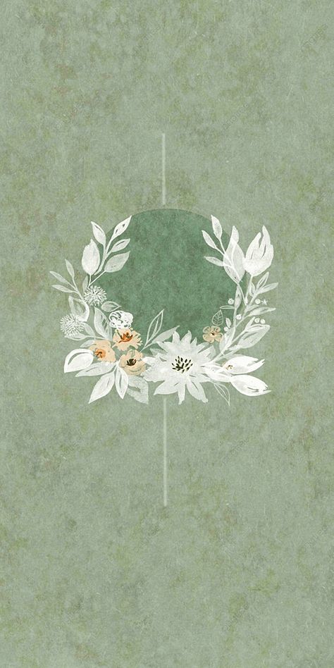 Phone Wallpaper Texture, Background Mobile, Mobile Phone Wallpaper, Wallpaper Texture, Free Background, Flowers Green, Green Background, White Flowers, Phone Wallpaper