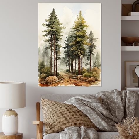 This beautiful "Soft Gray Redwood Trees In Us Forest" Canvas Art is printed using the highest quality fade resistant ink on canvas. Every one of our Floral Wall art is printed on premium quality cotton canvas. Canvas Ar, Redwood Trees, Redwood Tree, Forest Wall, Forest Wall Art, Picture Frame Wall, Diy Home Improvement, Floral Wall Art, Floral Wall