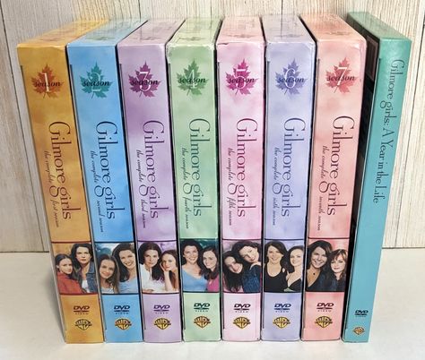 Gilmore Girls: Complete Seasons 1-7 (DVD) + A Year In The Life Of https://www.ebay.com/itm/364862372367 #gilmoregirlsfan #GilmoreGirlsCollection #DVDCollection Movie Dvd Aesthetic, Dvd Collection Aesthetic, Dvd Aesthetic, Gilmore Girls Dvd, Preppy Books, Gilmore Girls Books, Dr Belongings, Media Aesthetic, Early 2000s Aesthetic