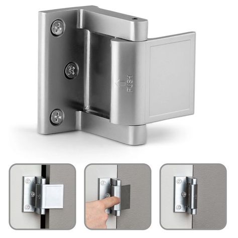 Shop | Berlin Modisch Door Reinforcement, Doors Makeover, Door Security, Door Guard, Privacy Door, Security Lock, Peaceful Living, Swinging Doors, Door Upgrade