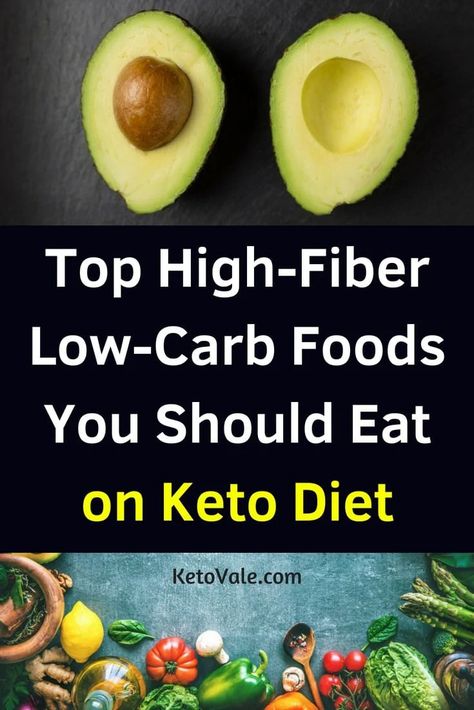 High Fiber Low Carb, Breakfast Low Carb, Fiber Diet, Low Carb Diets, High Fiber Diet, Ketogenic Diet Meal Plan, Carb Foods, Fiber Rich Foods, High Fiber Foods